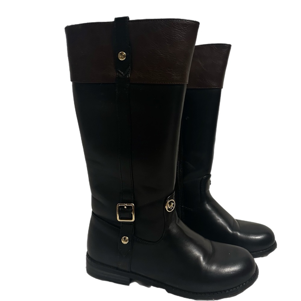 MICHAEL Michael Kors Black and Brown Kids Boots